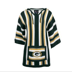 NWT Little Earth Green Bay Packers Baja Hoodie S/M